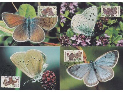 CM 41-44A Ohrožení motýli, velká razítka
