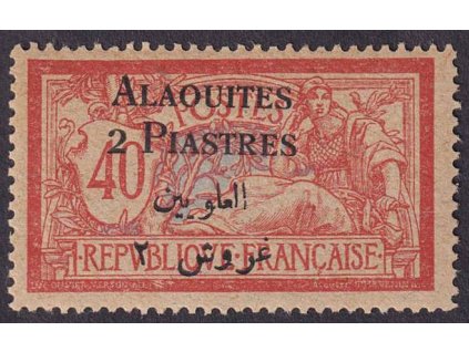 Alaquites, 1925, 2Pia/40C Merson, MiNr.8, **