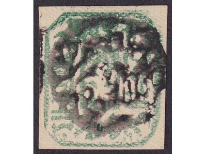 Indie, Jhalawar, 1890, 1/4 A Znak, MiNr.2, razítkované