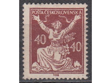 40h hnědá, I.typ, Nr.154, * po nálepce