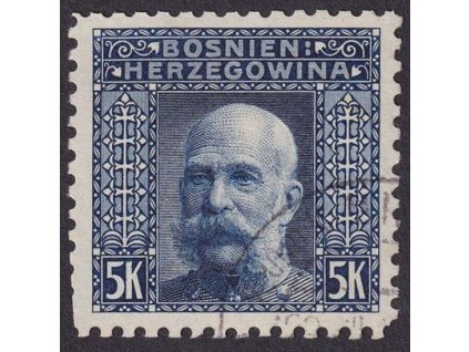 1906, 5 Kr Franc Josef, zoubkování 9 1/4, Nr.44, razítkované, dv