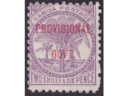 Samoa, 1899, 2.6 Sh´P Palma, MiNr.33, (*)