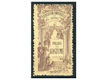 Exposition Universale 1900, Palais du Costume, fialová/žlutá