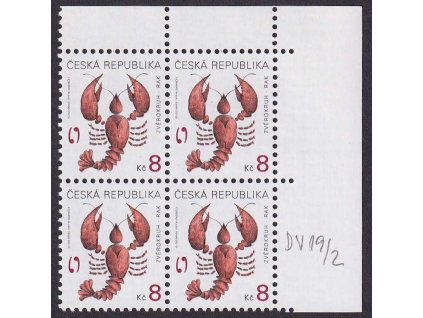 1999, 9 Kč Zvěrokruh, DV - svislá ryska nad "Č", Nr.227, ** , ZP 19/2