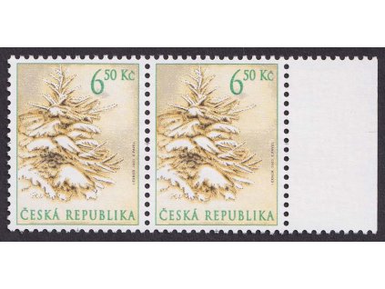 2003, 6.50 Kč Vánoce, DO - RK vpravo ve stromku, Nr.386, ** , ZP 20/1