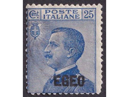 Egeo, 1912, 25 C s přetiskem, MiNr.1, **