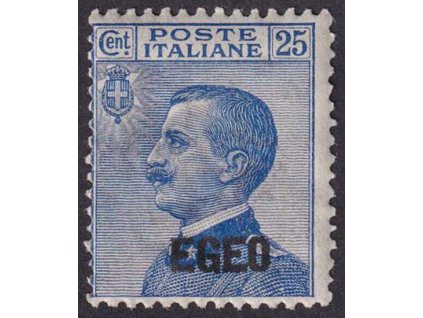 Egeo, 1912, 25 C s přetiskem, MiNr.1, **