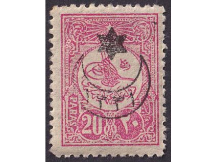 1915, 20 Pa s přetiskem, MiNr.285, **