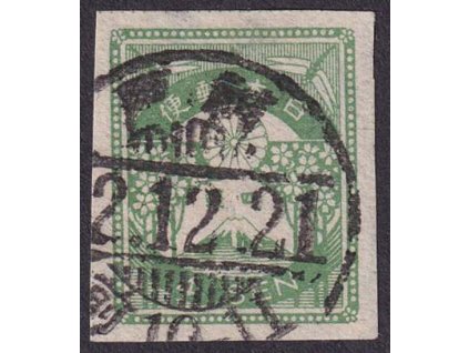 Japonsko, 1923, 4 S Znak, MiNr.165, razítkované