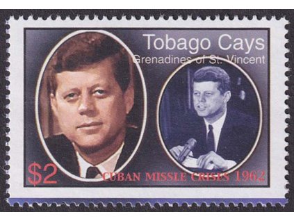 Tobago, 1962, 2 Dolary Kennedy, Kubánská raketová krize, ** , privátní