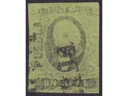 Mexiko, 1961, 1 R Hidalgo, MiNr.7II, razítkované