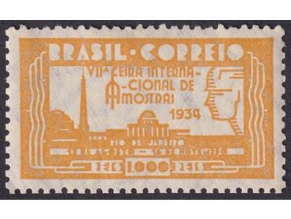 Brasilie, 1934, 1000 R Veletrh, MiNr.408, **