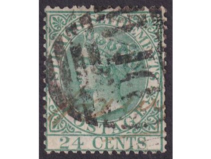 Straits Settlements, 1867, 24 C Viktoria, MiNr.15, razítkované