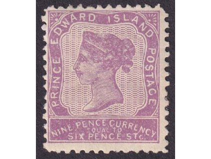 Princ Edward Island, 1862, 6 P Viktoria, MiNr.9x, těžká * , horší jakost