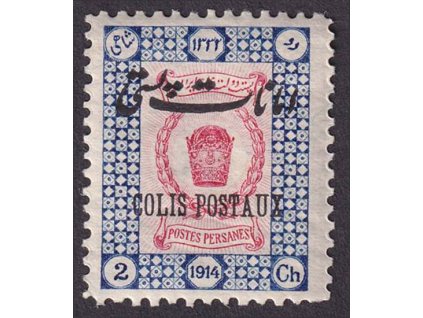 Irán, 1915, 2 Ch Paketmarken, MiNr.19, **