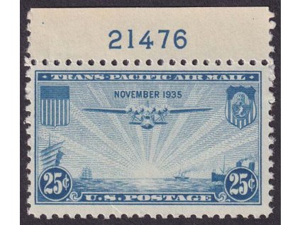USA, 1935, 25 C letecká, MiNr.380, **