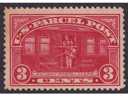 USA, 1912, 3 C Paketmarken, MiNr.3, **