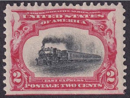 USA, 1901, 2 C Výstava Buffalo, MiNr.133, těžší *