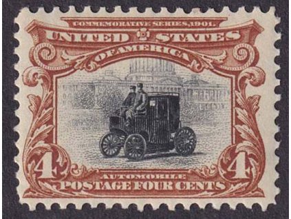 USA, 1901, 4 C Výstava Buffalo, MiNr.134, * po nálepce