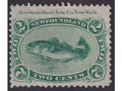 Newfoundland, 1866, 2 C Ryba, MiNr.16, (*)