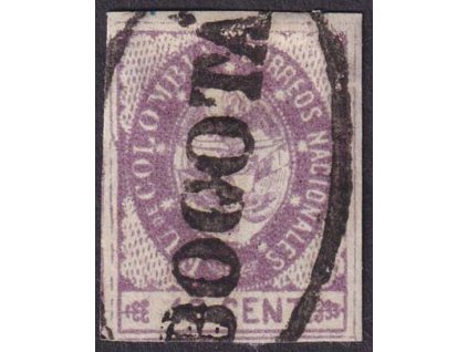 Kolumbie, 1865, 10 C Znak, MiNr.29, razítkované, dv