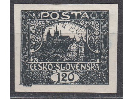 120h černošedá, Nr.21c, * po nálepce