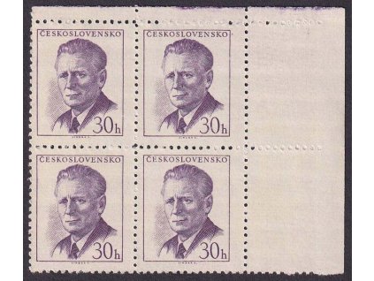 1959, 30 h Antonín Novotný, 4blok, Nr.1091, **