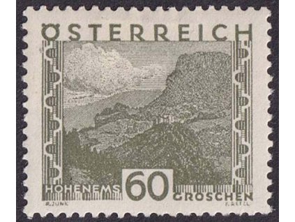 1929, 60 g Krajinky, MiNr.509, * po nálepce