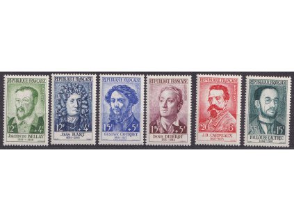 1958, 12-35 Fr série Červený kříž, MiNr.1202-7, **