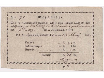 Schüttenhofen, recepis z roku 1846, přeloženo, slušný kus