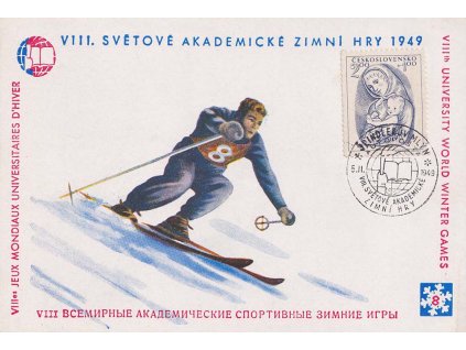 1949, Špindlerův Mlýn, VIII. Světové akademické zimní hry, pohled