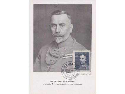 1948, Praha, Výstava známek, Carte Maxima Scheiner, neprošlé