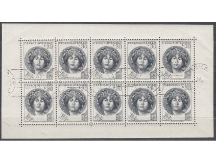 1953, 30h Destinová, PL - III.typ, Nr.PL757, razítkované