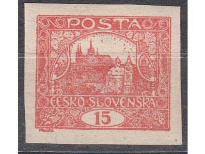 15h cihlově červená, nezoubkovaná, I.typ spirály, Nr.7, **