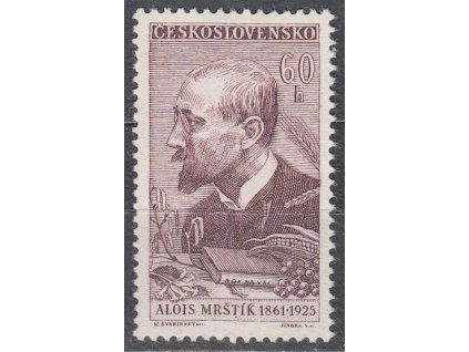 1961, 60h Mrštík, II.typ, Nr.1175, **, vzácný typ