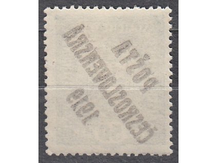 50h Znak, podtyp IIa + obtisk přetisku, Nr.43, **