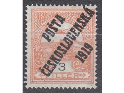 3f Turul, zk.Gilbert, Nr.91, **, krásný kus