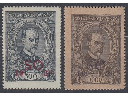 500-1000h TGM, série, zk.Gilbert, Nr.SO24-5, * po nálepce