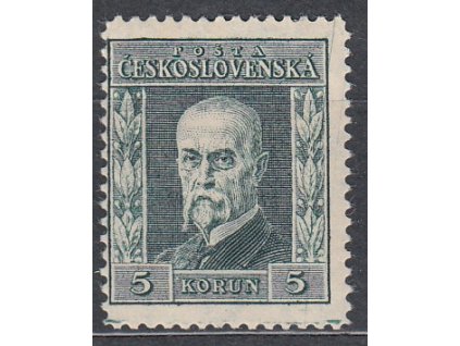 5Kč zelená, I.typ, svislá pr.1, zk.Gilbert, Nr.193, **