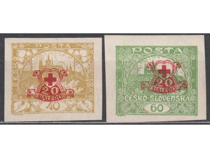 40h a 60h, nezoubkované, Nr.170-1Nc, **, luxusní kusy