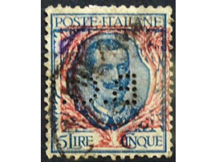 1901, 5L Emanuel, posun podtisku, razítkované