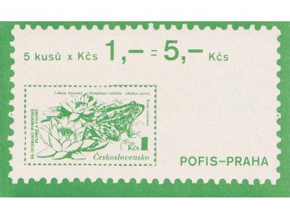 ZS 22a Ochrana přírody, 5x 1 Kčs, **