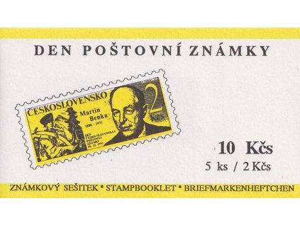 ZS 105 Den poštovní známky, 5x 2 Kčs, **