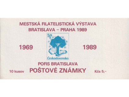 ZS 75 Výstava Bratislava - Praha 1989, 10x 50 h, **