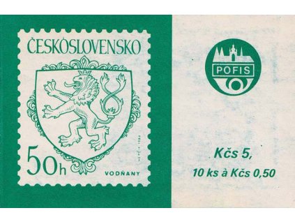 ZS 50 Znaky měst (III.) Vodňany, 10x 50 h, **