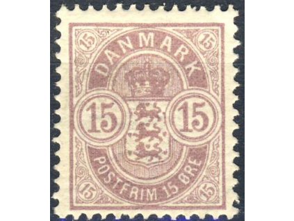 1901, 15Q Znak, MiNr.38, * po nálepce