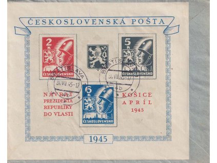 1945, DR Bratislava, R-dopis vyfr. Košickým aršíkem, zasl. v místě, hezké