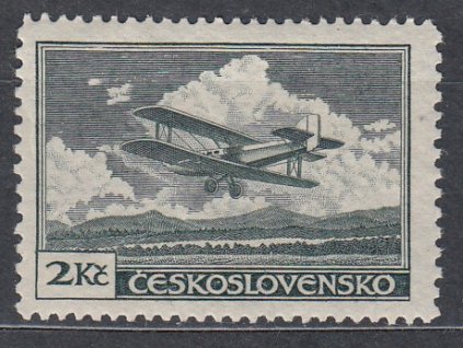 2Kč zelená, Řz.13 3/4:12 1/4, zk.Gilbert, Nr.L9A, **, luxusní