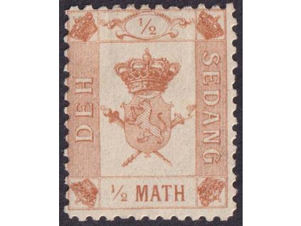 Sedang, 1888, 1/2 Math Znak, lokální vydání, těžší *