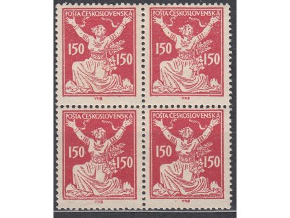 150h červená, 4blok, ST, Nr.159, **